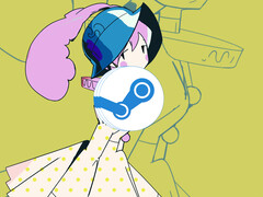 A Magellania 2026. február 09-ig ingyenes marad. A képen: egy artwork a játékból, felül a Steam logóval (szerkesztve).