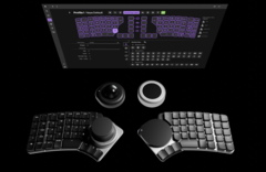 Naya Create osztott ergonomikus billentyűzet négy modullal