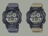 A Casio piacra dobta az AE1000W-5AV és AE1000W-8AV órákat (a képen) az Egyesült Államokban. (Kép forrása: Casio)