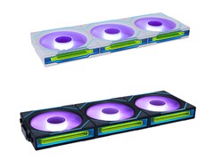 A Lian Li UNI Fan SL-INF Wireless két színváltozatban kapható, mindkettő végtelen tükör kialakítású. (Kép forrása: Lian Li)