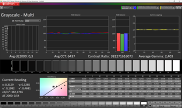 Graustufen kalibrált