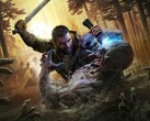 Dying Light: The Beast, screenshot, amelyen a főszereplő egy zombit öl meg. (Kép forrása: Techland)