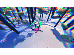 Az SN Ultimate Freeriding képernyőképén a játék trükkjei és pontozási rendszere látható (Kép forrása: Steam)