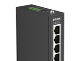 A DIS-100E-05 négy Fast Ethernet portot kínál