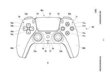 Sony PS5 vezérlő napelemes technológiával (Kép forrása: WIPO)