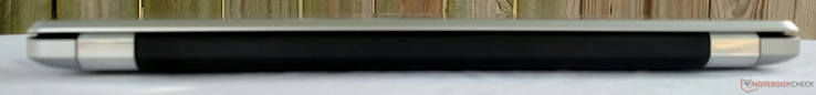 Rear: removable battery