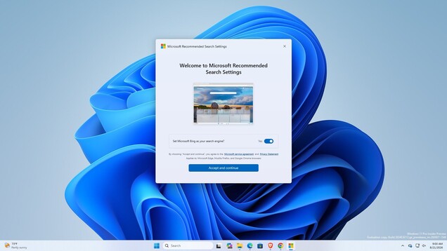 Az új Microsoft-alkalmazás arra kéri a felhasználókat, hogy állítsák át alapértelmezett keresőjüket Bingre
