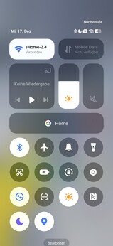 Gyors beállítások