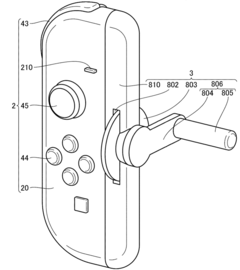 Egy nemrég nyilvánosságra hozott Nintendo szabadalom a Swtich2 Joy-Conhoz kurbli funkciót és valamiféle mechanikus kereket ad (Kép forrása: Nintendo / WIPO)