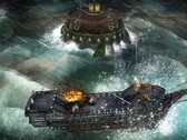 Az Abandon Ship taktikai tengeri összecsapásokban állítja a játékosokat az ellenséges erődítmények és tengeri szörnyek ellen (Kép forrása: Stove)
