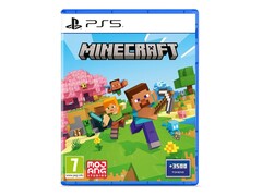 PS5 Minecraft játék tokja a játékbeli karaktereket ábrázoló borítóval (Kép forrása: Mojang Studios / Microsoft)