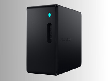 Alienware Aurora gaming PC előlapja szögben (Kép forrása: Dell)