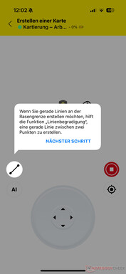 Az egyenes vonal funkció is segít