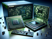 Az Nvidia chipeket ábrázoló általános kép (Kép forrása: AI generált kép)