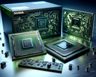 Az Nvidia chipeket ábrázoló általános kép (Kép forrása: AI generált kép)