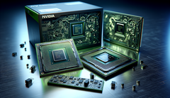 Az Nvidia chipeket ábrázoló általános kép (Kép forrása: AI generált kép)