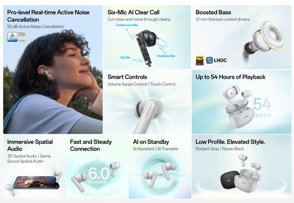 A OnePlus Nord Buds 4 Pro jobb ANC-vel rendelkezik, mint az előző generáció