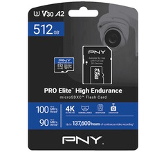 A PNY PRO Elite High Endurance microSD flash kártyák túlélik a folyamatos videofelvételt a test-, műszerfal- és biztonsági kamerákban. (Kép forrása: PNY)
