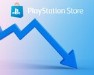 A PlayStation Store árainak csökkenését bemutató grafika