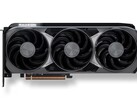 Az AMD Radeon RX 9070 XT GPU művészi renderelése. (Kép forrása: AMD)