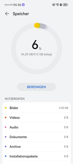 Huawei Pura 80 Ultra: Tárolás