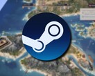Egy kép az Expeditions játékból: Róma és a Steam logó. (Kép forrása: Steam)