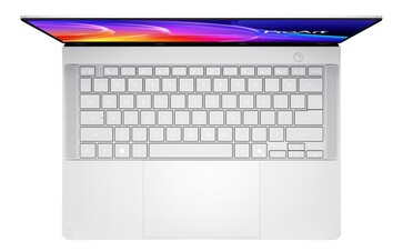 Asus ProArt P14 billentyűzet- és érintőpad-elrendezése