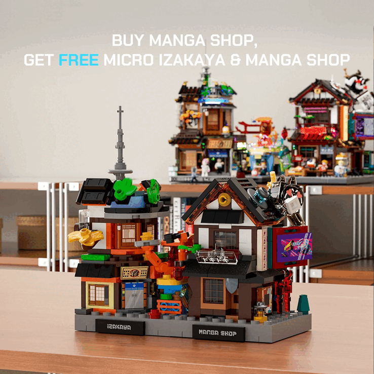 A Lumibricks közvetlen vásárlás esetén bónuszként miniatűr változatokat is tartalmaz