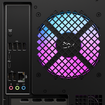 HP Omen Max 45L hátul