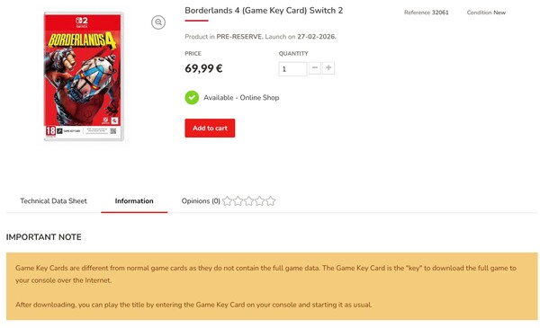 Gépi fordítású Borderlands 4 Switch 2 megjelenési dátum a GamingReplay-nél (Kép forrása: screenshot, GamingReplay)