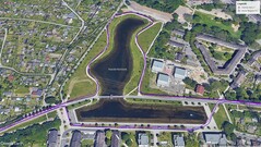 GNSS tesztút: Tó körüli navigáció