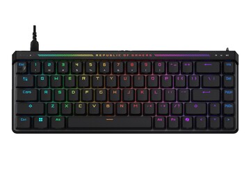 Az eredeti ROG Falchion Ace HFX fekete színben. (Kép forrása: Asus)