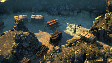 Egy kép, amely a Shadow Tactics: Blades of the Shogun több karakterét ábrázolja.