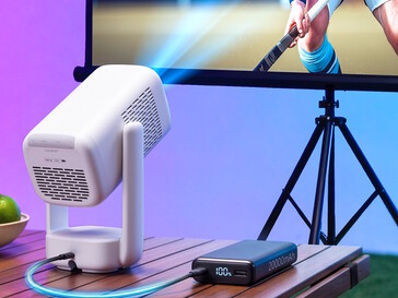 Az Aurzen Eazze D1R Air projektor egy 65W+ PD USB-C tápegységgel is működtethető.
