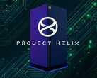 A Project Helix Xbox konzol makettje