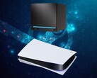 A PS5 konzol felett látható Steam Machine