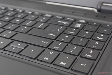 A Numpad billentyűk szivacsosabbak, mint a fő QWERTY billentyűk