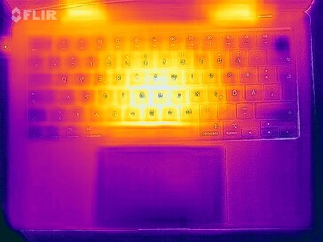 Hőtérkép stressz (felül)