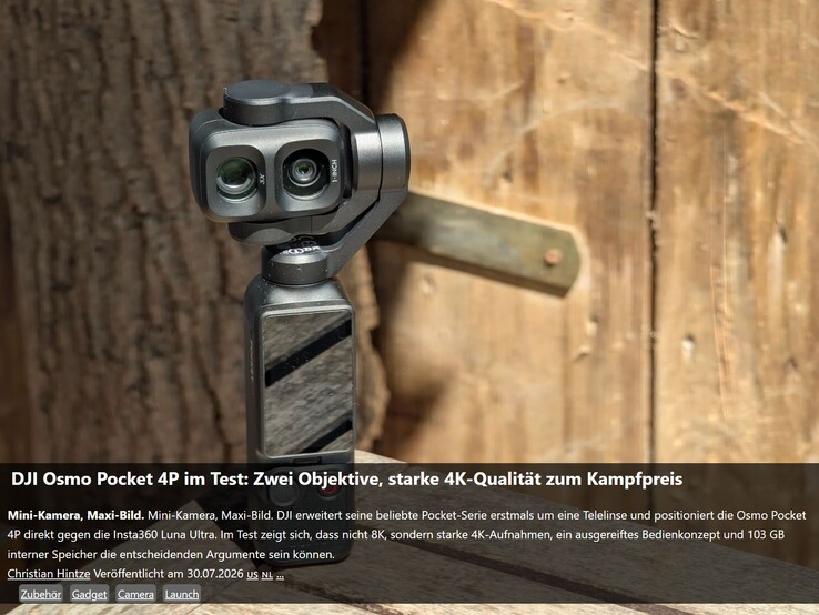 A DJI Osmo Pocket 4P-ről szóló tesztünk