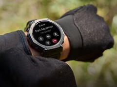 Az Amazfit T-Rex 3 Pro okosórája (a képen) megkapja a 4.4.1.3 szoftververziót. (Kép forrása: Amazfit, szerk.)