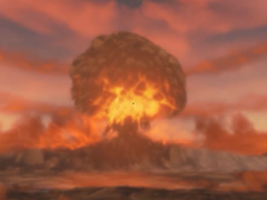 A Fallout 4 bevezető képsorozatában látható atombomba