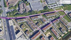 GNSS tesztút: város