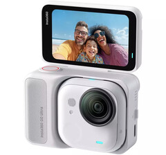 Az Insta360 Go Ultra a két megjelenési szín egyikében. (Kép forrása: Insta360 via Roland Quandt &amp;amp; WinFuture)