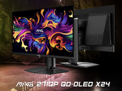 A MAG 271QP X24 egy újabb 1440p és 240 Hz-es játékmonitor az MSI-től. (Kép forrása: MSI)