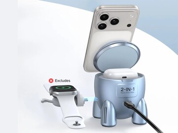 Egyszerre képes feltölteni egy iPhone-t és az AirPods készüléket. (Kép forrása: Ugreen)