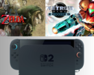 Zelda és Metroid Prime remastered címek Switch 2-n (Kép forrása: Nintendo of America)