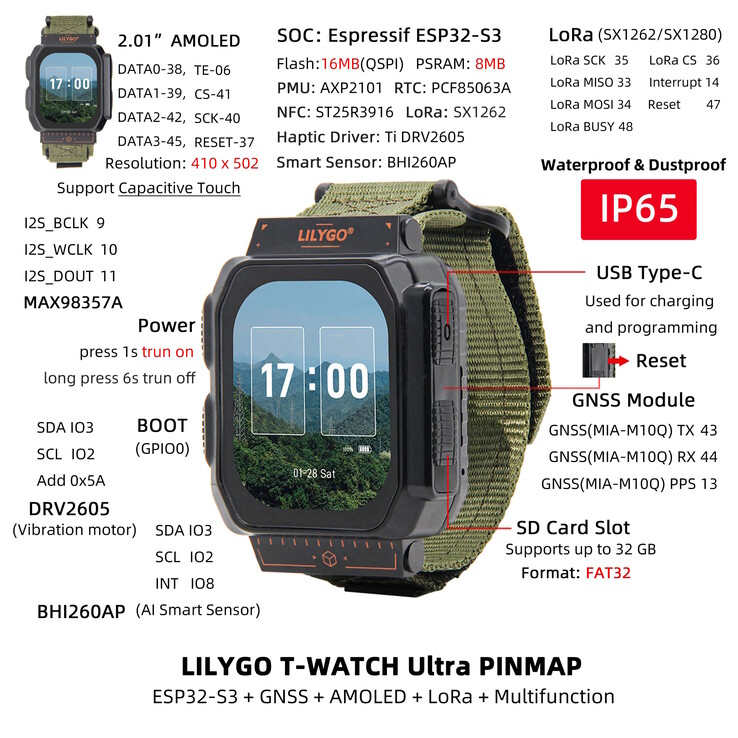 A Lilygo T-Watch Ultra
