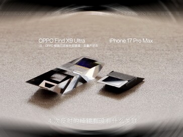 Az iPhone 17 Pro 4x-es periszkópos zoomkamerája itt aprónak tűnik.