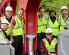 Az UMass Amherst és az MIT kutatócsoport tagjai a Great Barrington-i javítási helyszínen (Kép forrása: UMass Amherst)