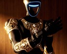 Caviar kezeli a Unitree G1 humanoid robotot egy luxus átalakítással, fekete és arany megjelenéssel (Kép forrása: Caviar)